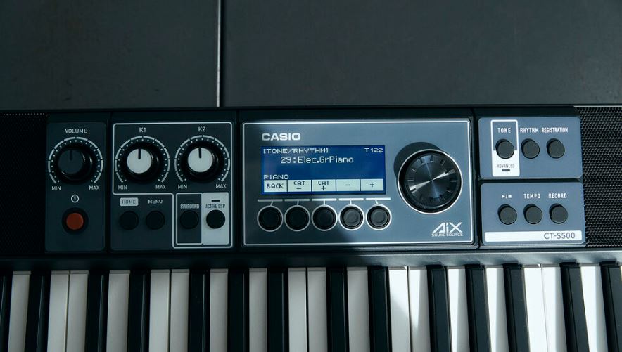 Casio CT-S500 Portable Keyboard - With AC Adapter, Wireless Bluetooth Adapter and Music Rest 6