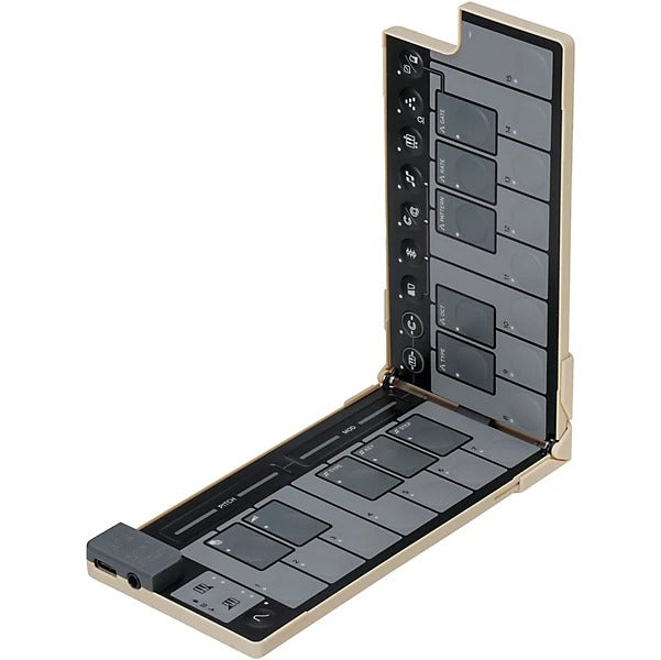 Korg nanoKEY Foldable MIDI Keyboard  - Sand Beige 4