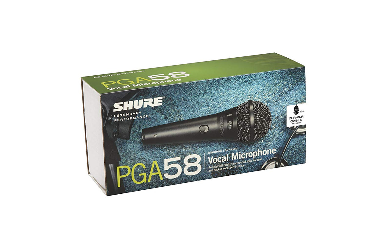 Shure PGA58XLR Alta Performance Mic XLR With Cable 4