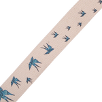 Levys MC8U-006 2\" Wide Cotton Guitar Strap - Blue Bird 2