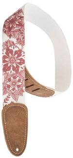Henry Heller 'David Hale Series' 2\" Cotton Guitar Strap  - Printed Flower Design