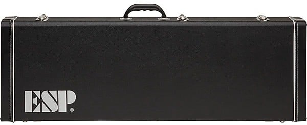 ESP CECFF Form Fit Case for EC/Eclipse Series Electric Guitars - Black Tolex 2