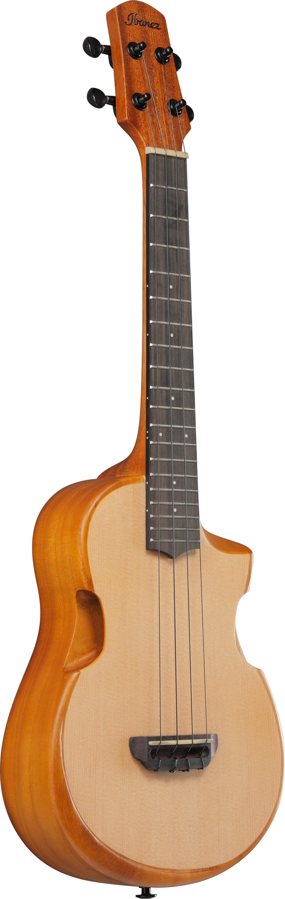 Ibanez AUT10OPN Acoustic Tenor Ukulele - Open Pore Natural 8