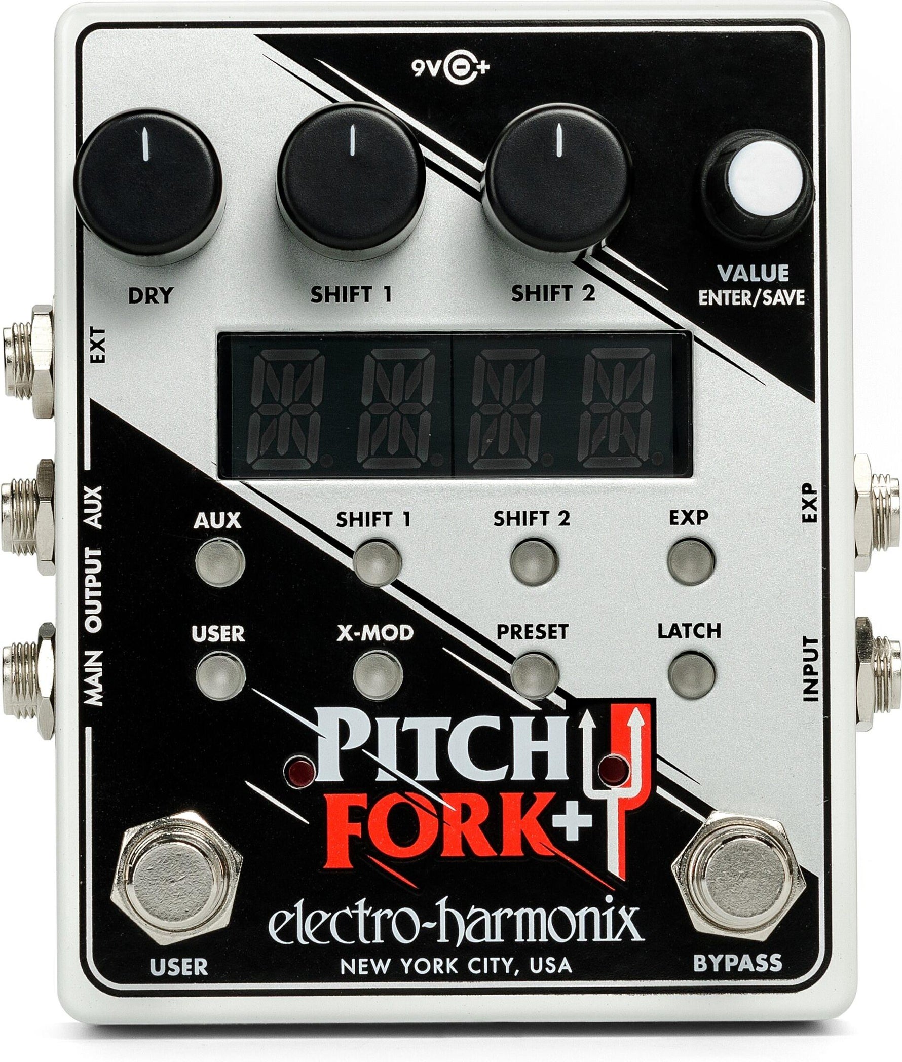 Electro-Harmonix Pitch Fork PLUS Polyphonic Pitch Shifter Pedal