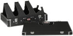 Gator Gig-Box Jr Pedal Board/Guitar Stand & Case - Black With Power Supply