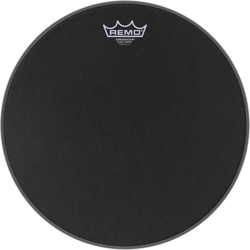 Remo 14\" BA0814ES Ambassador Ebony Suede Drum Head