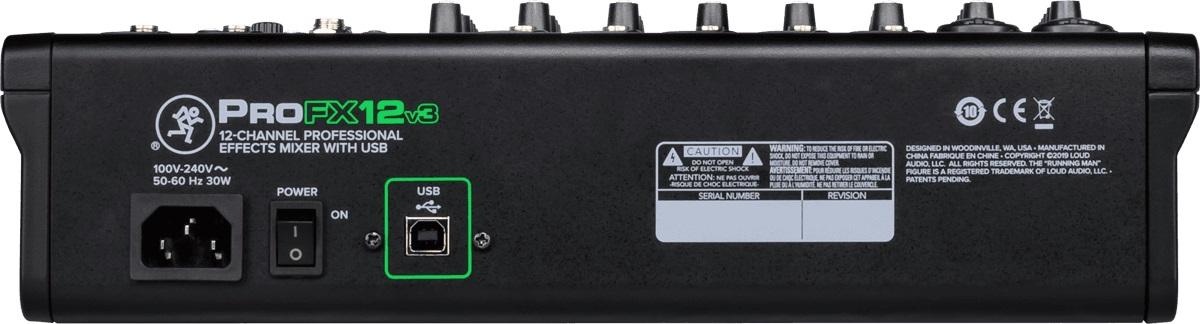 Mackie ProFX12v3 12 Channel Professional Effects Mixer with USB 5
