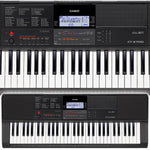 Casio CT-X700 61-Key Portable Keyboard with Touch Response & AC Adapter (Black)