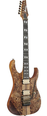 Ibanez RGT1220PBABS Electric Guitar in Antique Brown Stained Flat, front view 2
