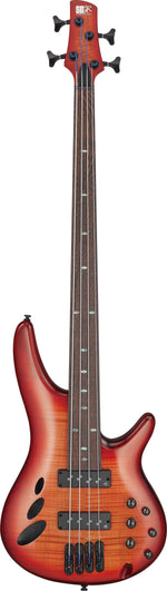 Ibanez SRD900FBTL Bass Workshop Fretless Bass Guitar - Brown Topaz Burst 7