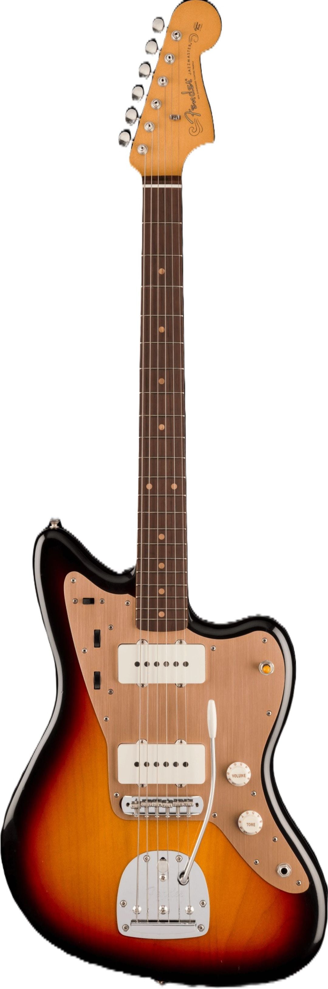 Fender Vintera II Road Worn '50s Jazzmaster Electric Guitar - 3 Color Sunburst 6