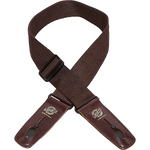 Lock-It Straps 2\" Poly Pro Guitar Strap - Brown