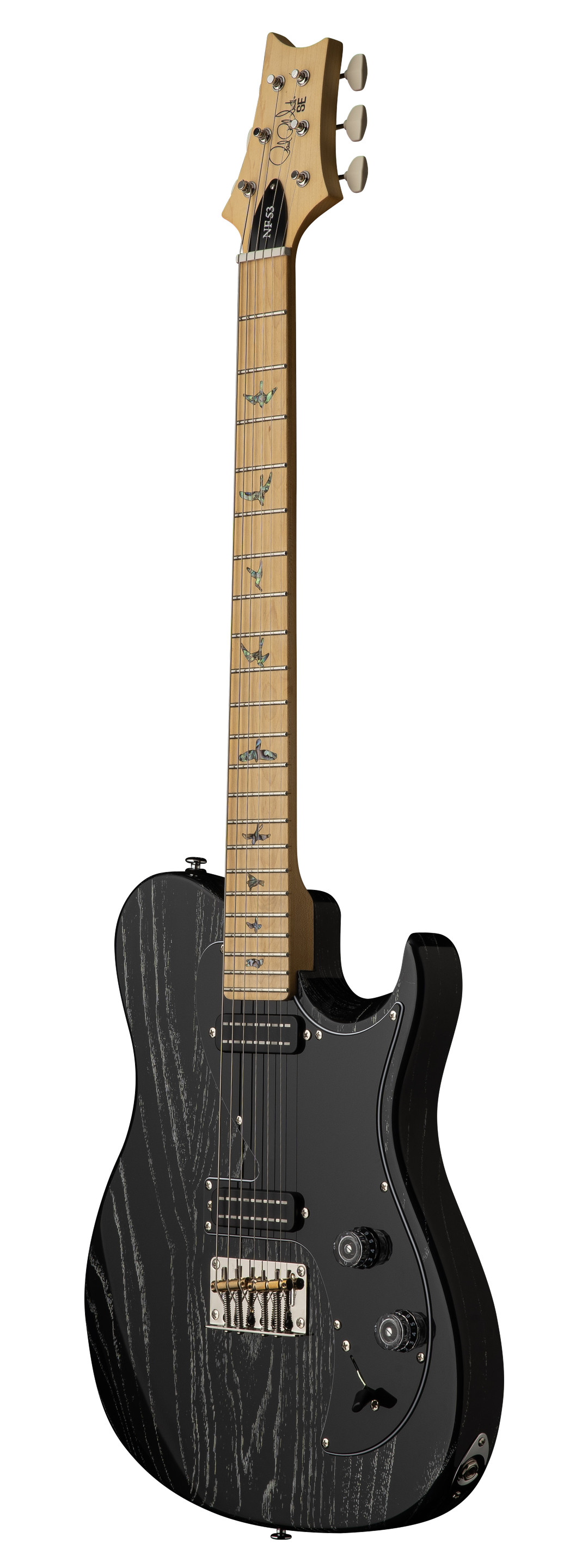 PRS SE NF 53 Electric Guitar - Black Doghair 6
