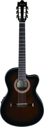 Ibanez GA35TCEDVS Classical Thinline Acoustic-Electric Guitar (Dark Violin Sunburst) 4