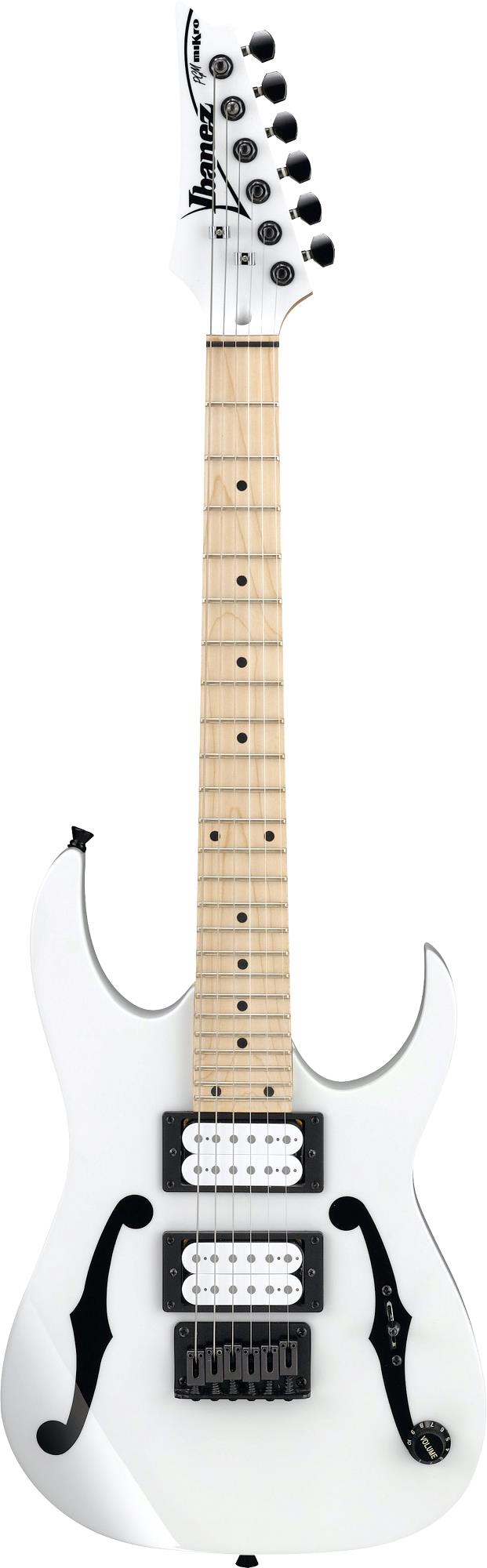 Ibanez Paul Gilbert Mikro Series 3/4 Size Electric Guitar - White 2