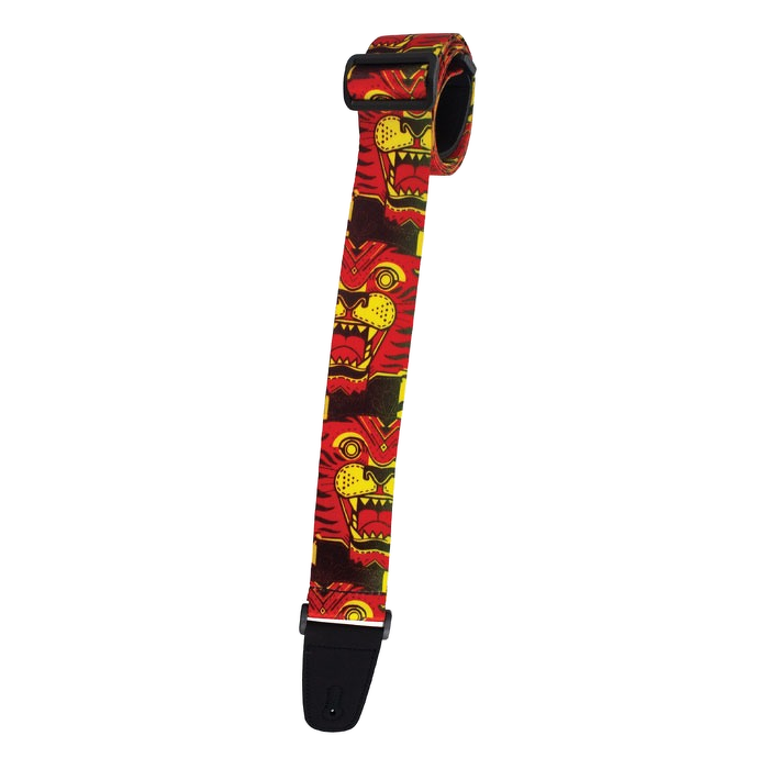 Henry Heller 2\" Artist Series Sublimation Guitar Strap - Tiger