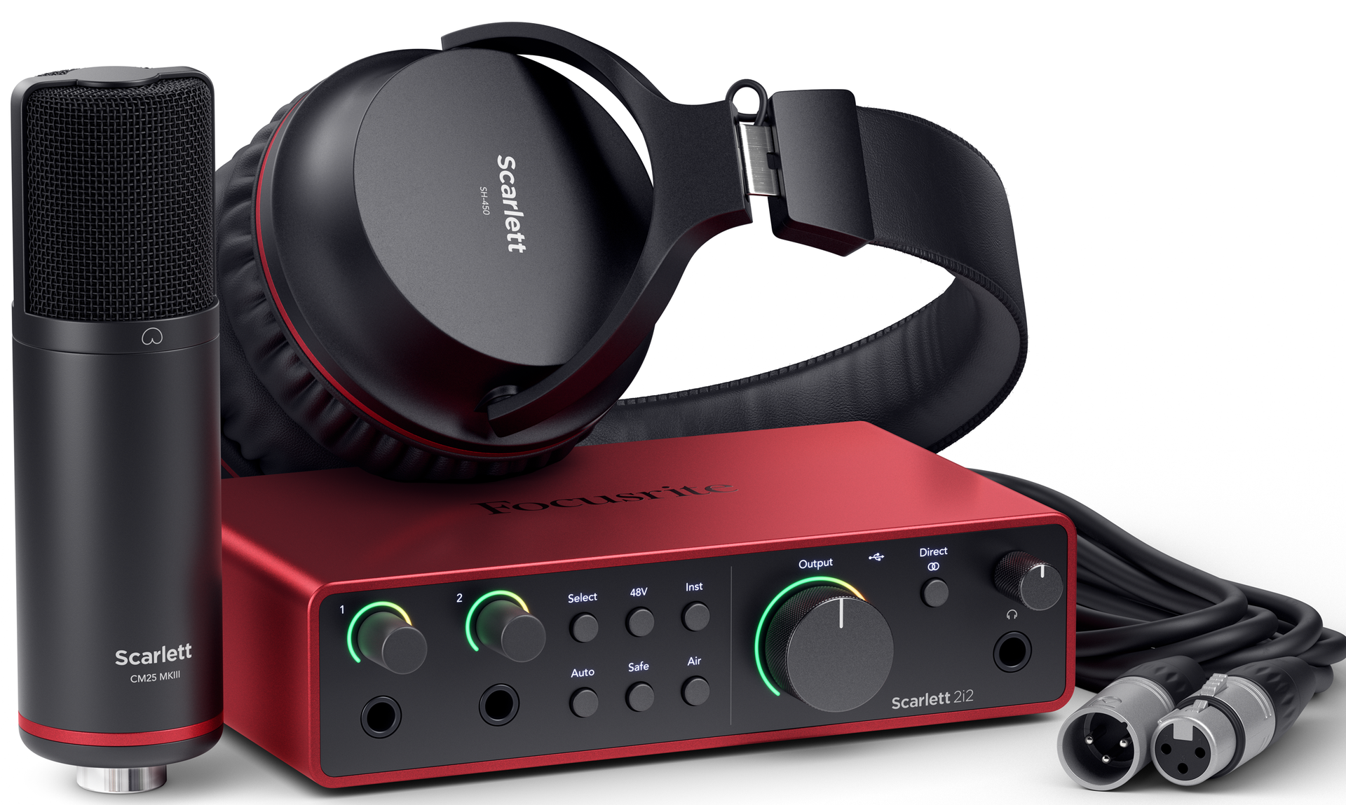 Focusrite Scarlett 2i2 Studio 4th Gen Recording Bundle – George's