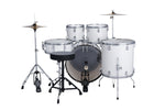 Ludwig Accent Fuse 5 Piece Drum Set - Snow Dust 2