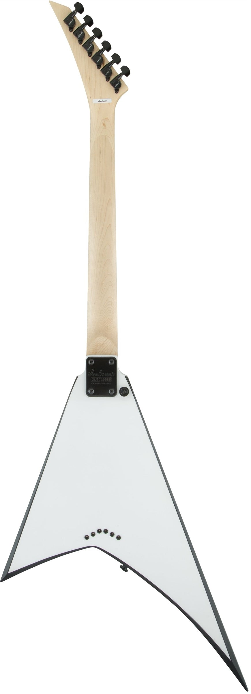 Jackson JS32T RR Rhoads HT Electric Guitar - White With Black Bevels 3