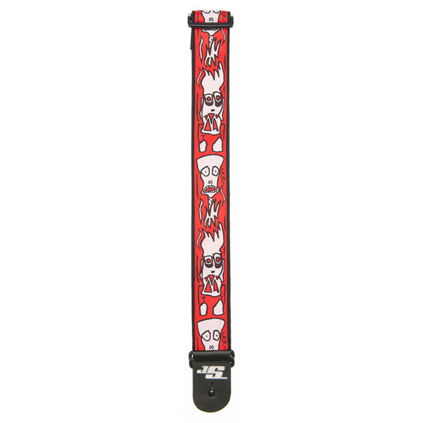 Planet Waves 50JS02 Joe Satriani Guitar Strap Up in Flames 2
