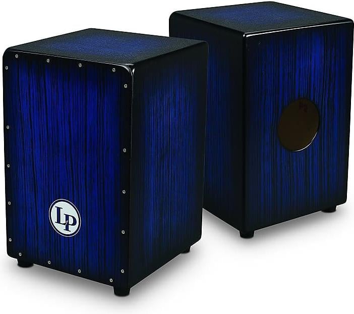 Latin Percussion LPA1332BBS Aspire Cajon Blueburst Streak 2