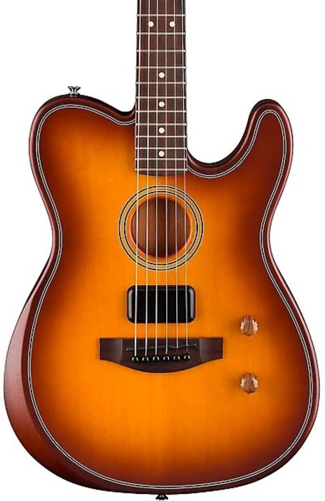 Fender Acoustasonic Standard Telecaster Acoustic Electric Guitar - Honey Burst