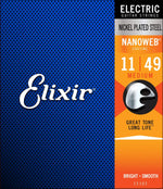 Elixir Anti-Rust Electric NANOWEB 6-String Set - Med.