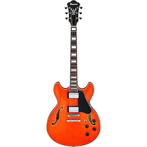 Ibanez AS73TTF AS Artcore Electric Guitar - Transparent Tangerine Flat 5
