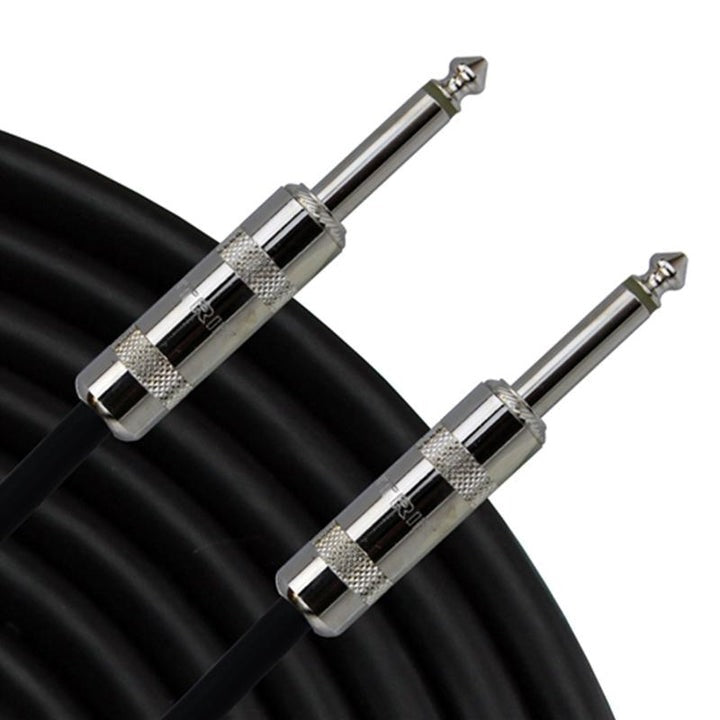 Rapco H16-6 6' Black Speaker Cable 1/4\"-1/4\" 2