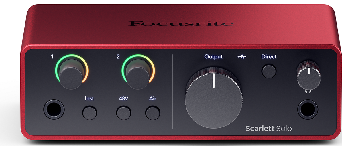 Focusrite Scarlett Solo 4th Gen USB Audio Interface – George's Music Focusrite Scarlett Solo 4th Gen USB Audio Interface – George's Music