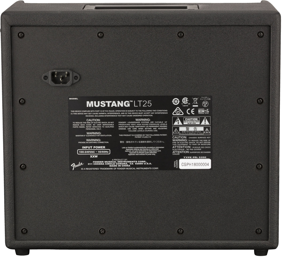 Fender Mustang LT25 Guitar Amp 2