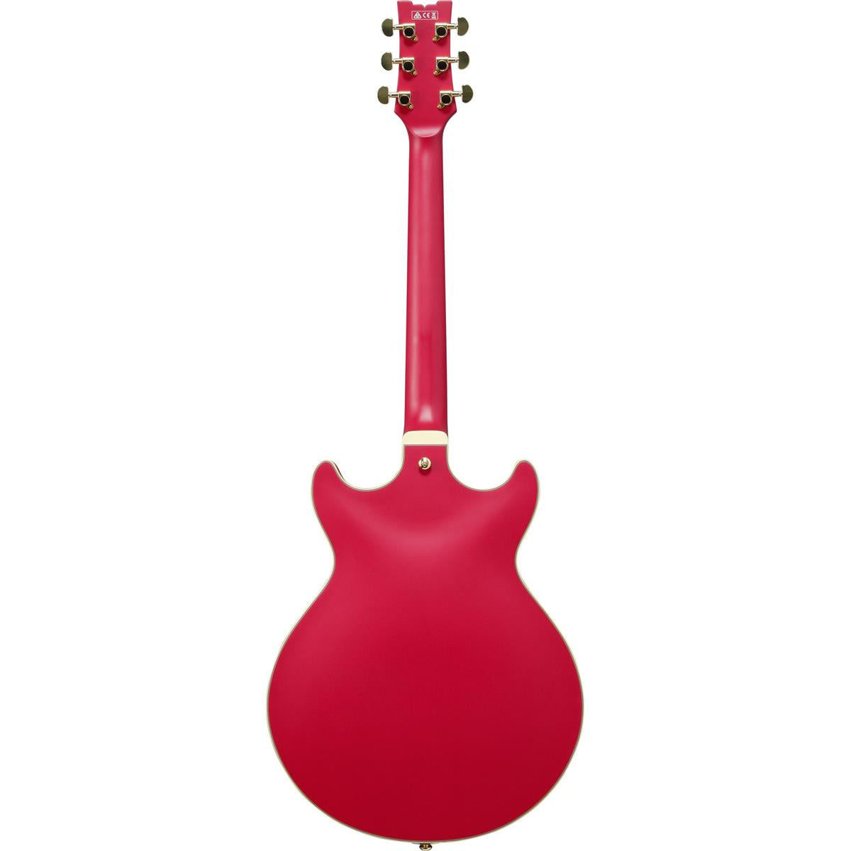 Ibanez AMH90CRF Artcore Expressionist Electric Guitar (Cherry Red Flat) 3