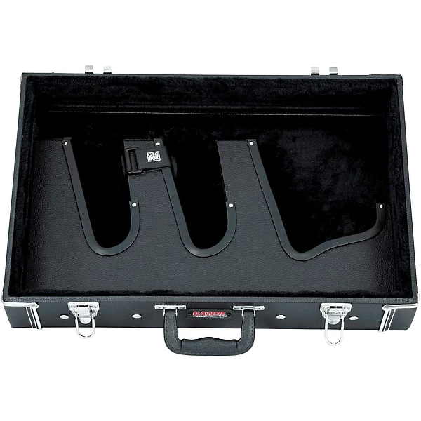 Gator Gig-Box Jr Pedal Board/Guitar Stand & Case - Black With Power Supply 9