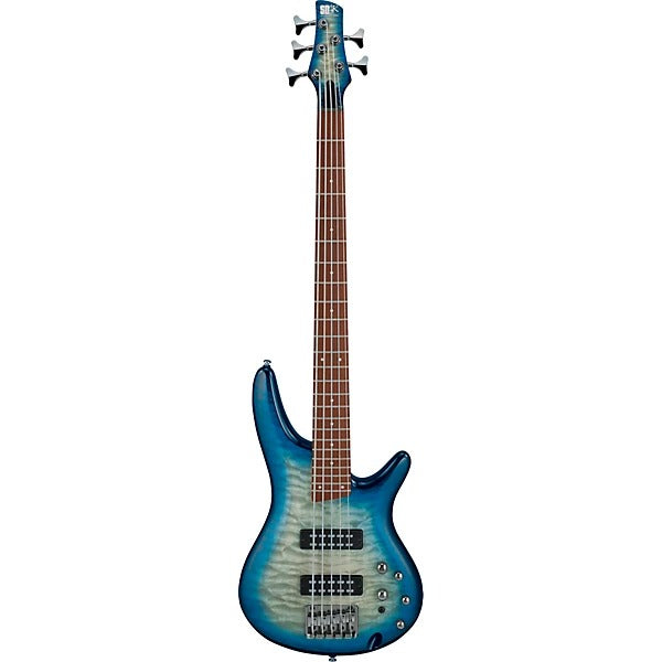 Ibanez SR405EQMSCB SR Standard 5-String Electric Bass - Stained Cosmic Blue Starburst 5