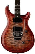 PRS SE Custom 24 Floyd Electric Guitar - Charcoal Cherry Burst