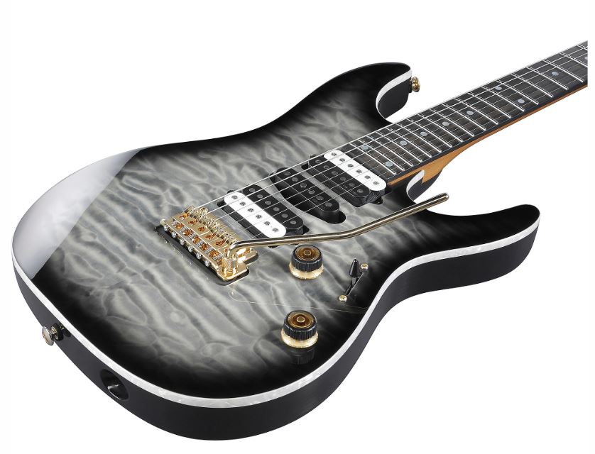 Ibanez AZ47P1QMBIB Electric Guitar - Black Ice Burst 2