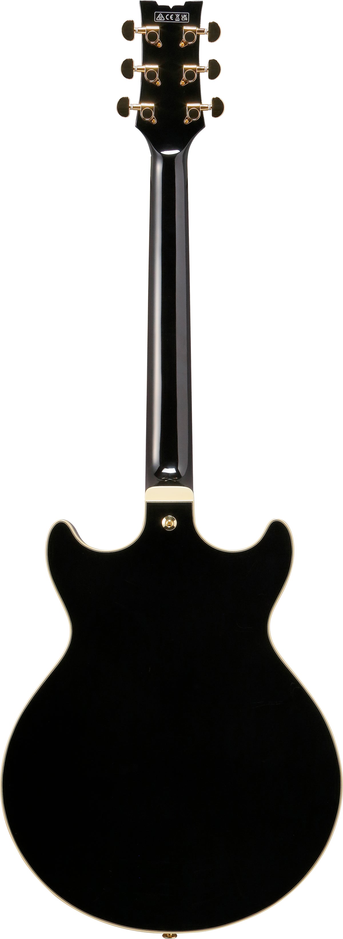 Ibanez AM73GBK Artcore Semi-Hollow Electric Guitar - Black 5