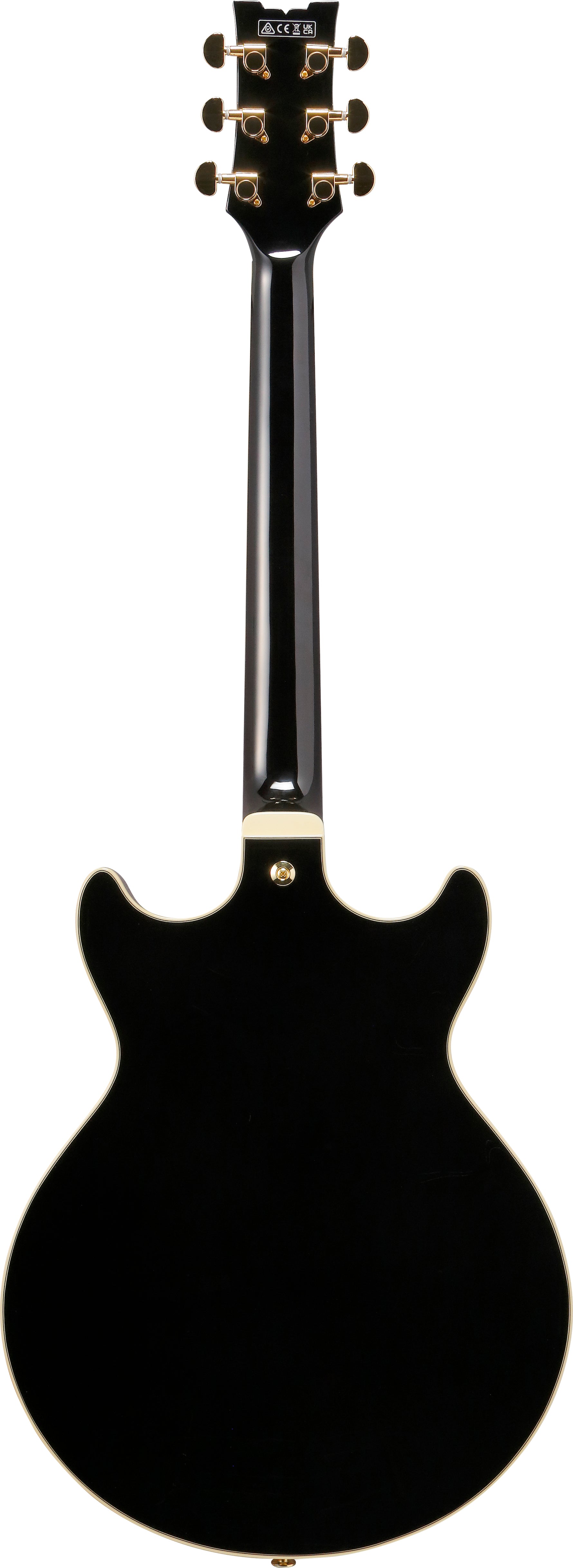 Ibanez AM73GBK Artcore Semi-Hollow Electric Guitar - Black 5