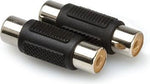 Hosa GRA101 RCA (Female) 2-Pack Adapter Set