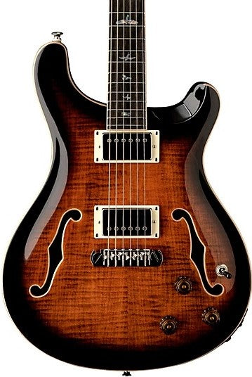 PRS SE Hollowbody II Piezo Electric Guitar - Orange Tiger Smokeburst