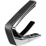 Thalia Wood Collection Capo - Black Chrome Finish with Ebony Inked Inlay