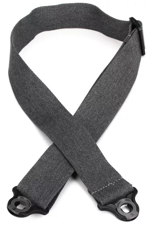 D'addario 50BAL09 50MM Guitar Strap Auto Lock Metal Grey