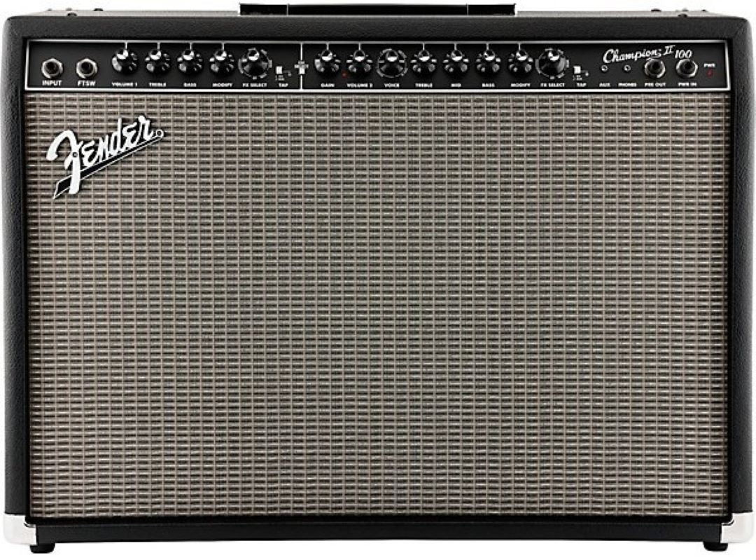 Fender Champion II 100 Combo Guitar Amplifier - Black