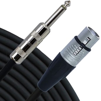 Rapco BLC-3FS-I 3-Foot Balanced Mic Cable (1/4 - XLR)