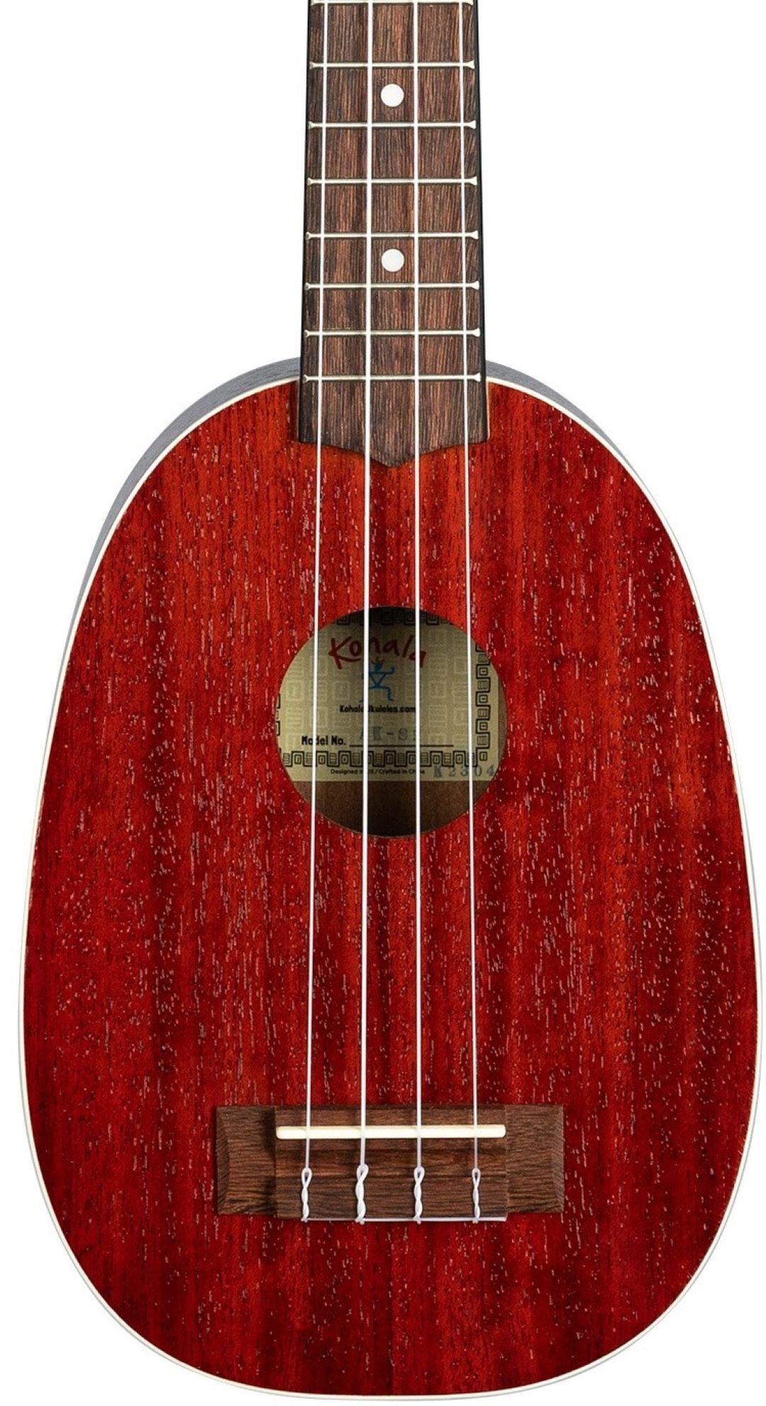 Kohala AK-SP Mahogany Pineapple Ukulele - Soprano