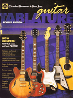 Guitar Tablature Writing Book