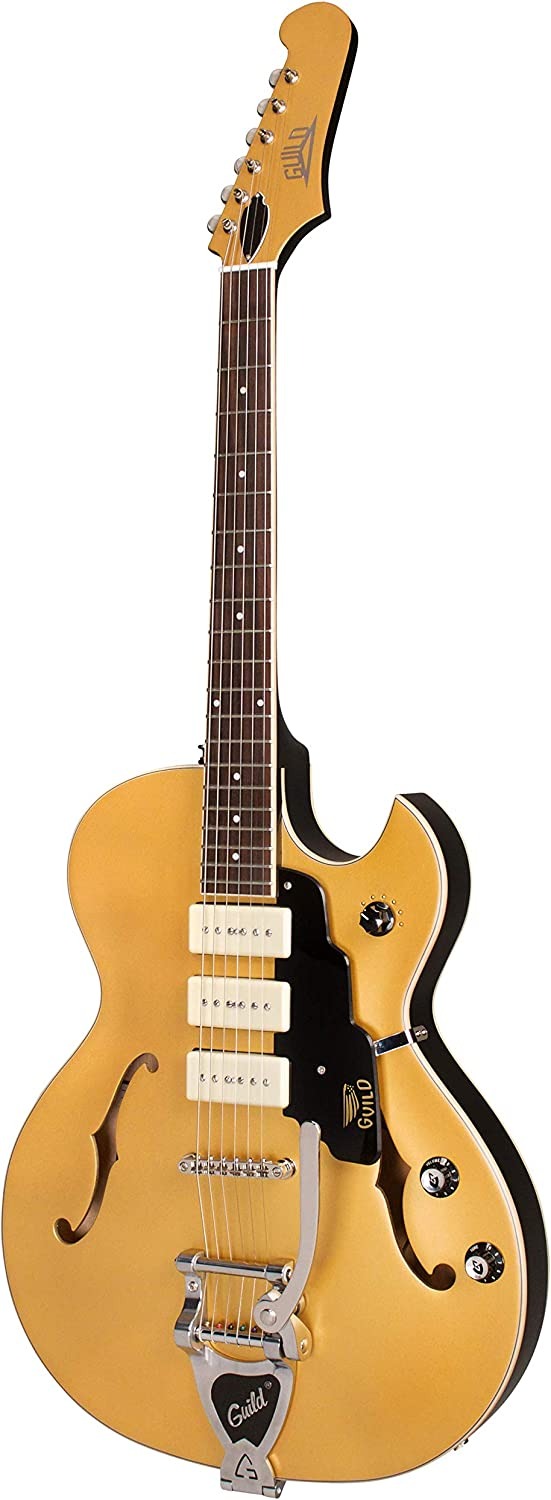 Guild Starfire I Jet 90 with Vibrato - Satin Gold 6