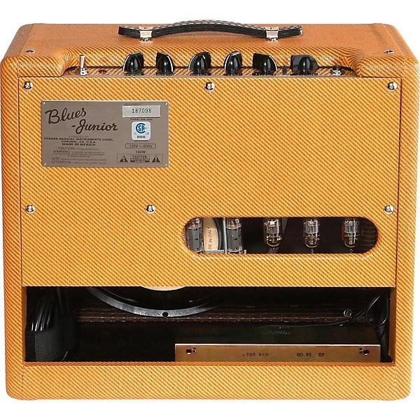 Fender Blues Junior 15-Watt Tube Tweed Combo Guitar Amp 3