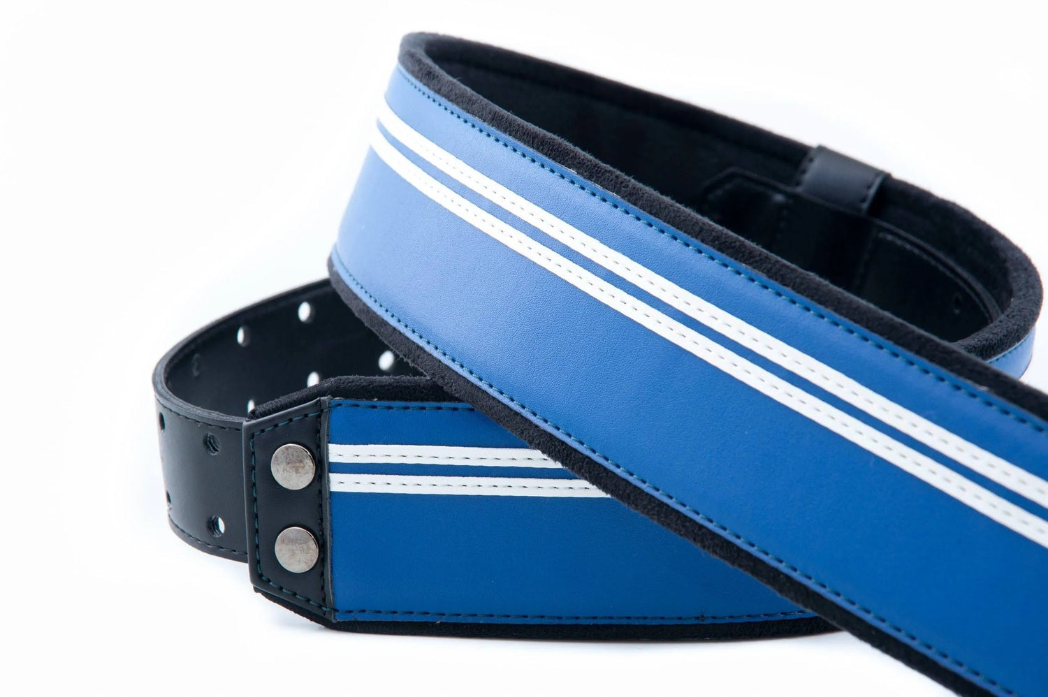 RightOn! Mojo Vegan Guitar Strap - Race Blue 2
