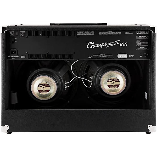 Fender Champion II 100 Combo Guitar Amplifier - Black 2